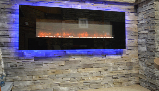 Stacked Ledgestone Series - Golden Grey