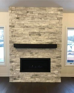 Stacked Ledgestone Series - Grey Mist