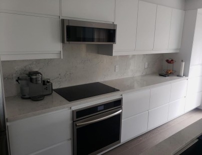 Countertops + Full Height Backsplash - Newmarket