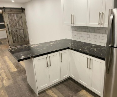 Basement Bar Countertop - Richmond Hill