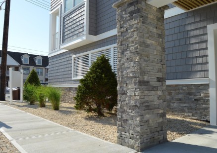 Stacked Ledgestone Series - Golden Grey