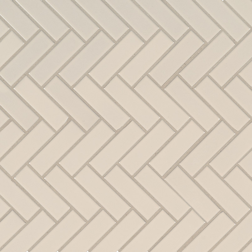 MSI Stone Herringbone Pattern Almond Glossy Herringbone