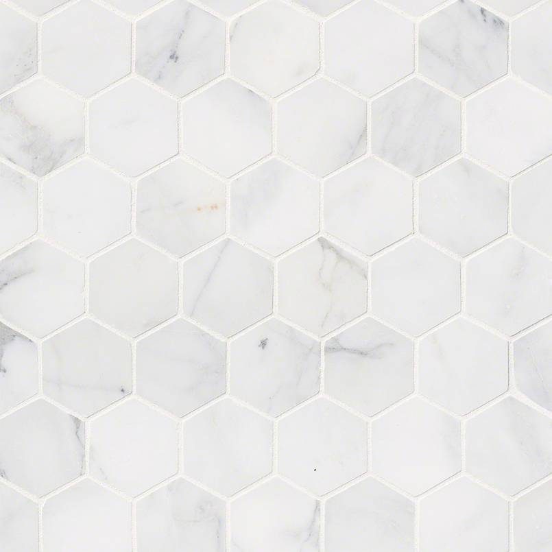 MSI Stone Hexagon Pattern Calacatta Cressa Hexagon