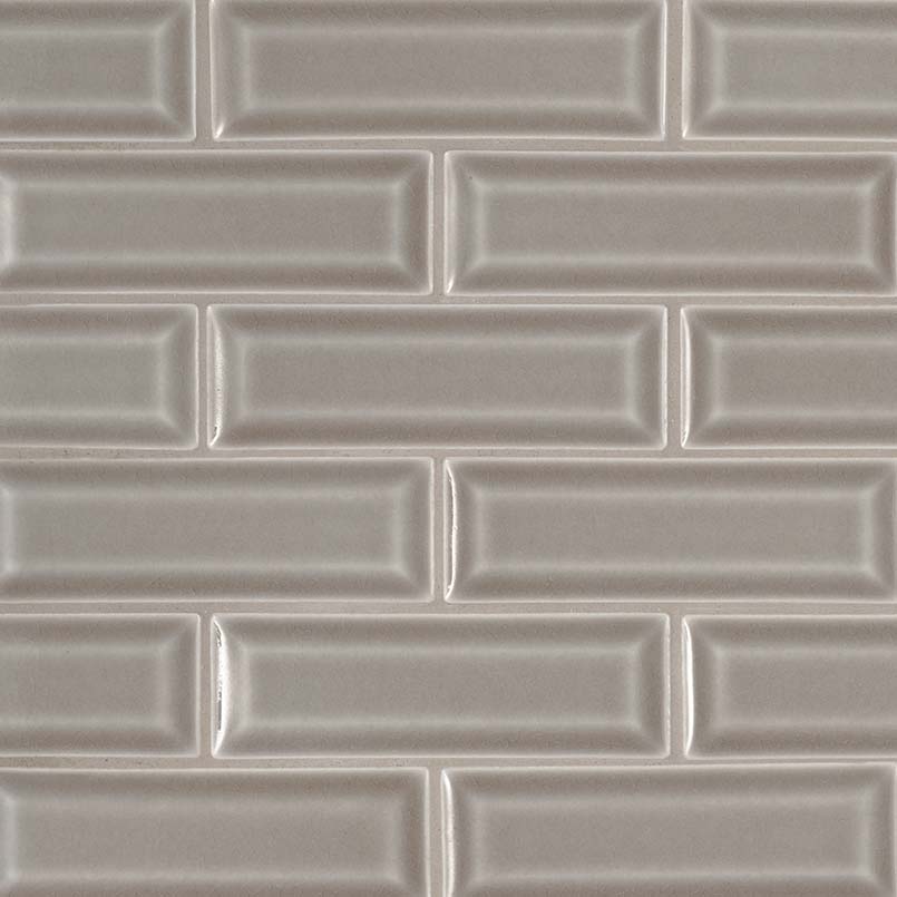 MSI Stone Dove Gray 2x6 Beveled Subway Tile