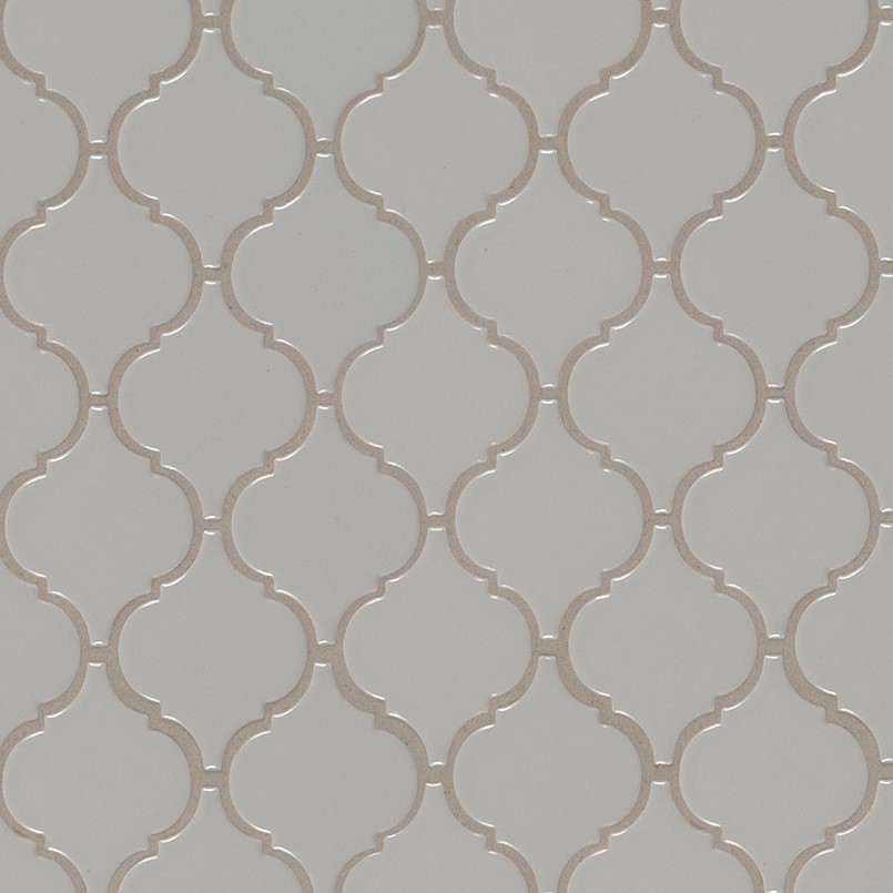 MSI Stone Arabesque Pattern Gray Glossy Arabesque