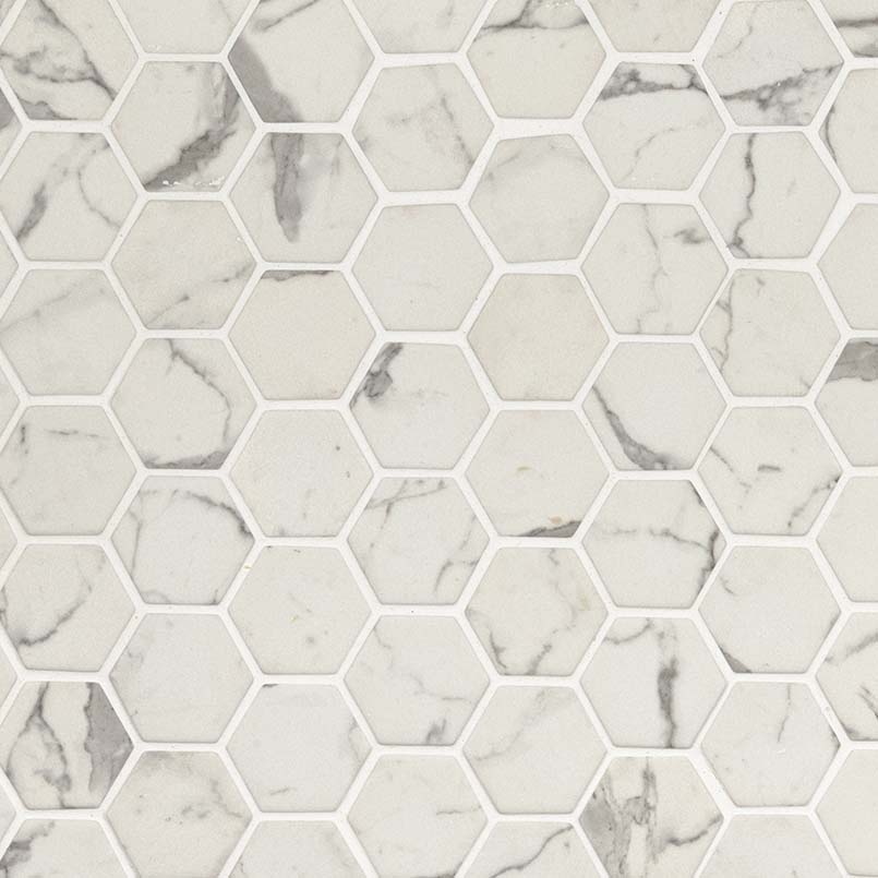 MSI Stone Hexagon Pattern Statuario Celano Hexagon