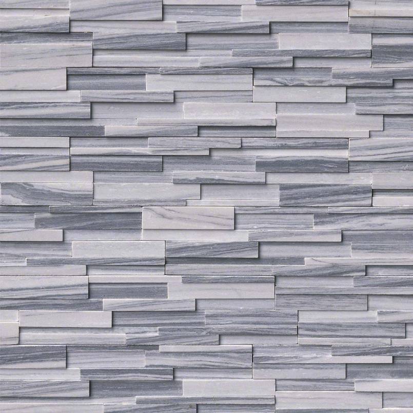 MSI Stone Natural Stone Veneer Rockmount Alaska Gray 3D Honed Stacked Stone