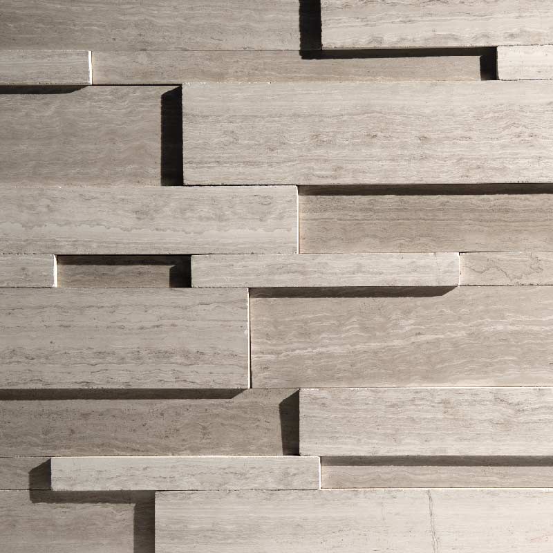 Erthcoverings Natural Stone Veneer Regular Strips Silver Fox