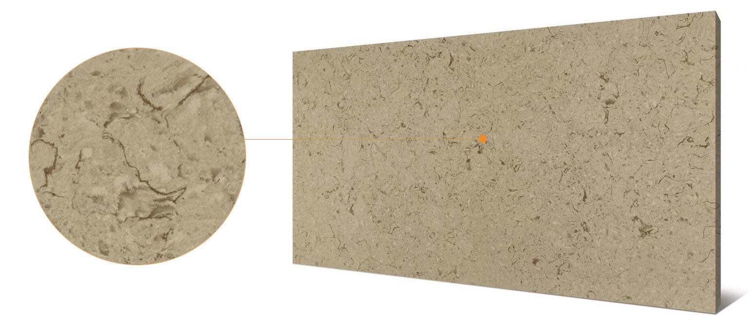 KSTONE Y9014 Colonial Cream Quartz