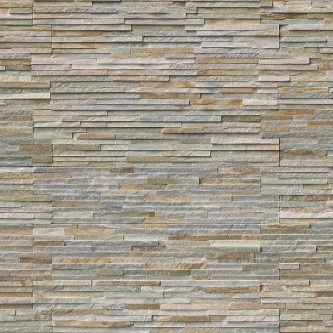 MSI Stone Natural Stone Veneer Rockmount Golden Honey Pencil Stacked Stone