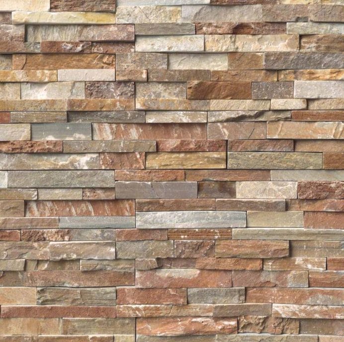 MSI Stone Natural Stone Veneer Rockmount Golden White Stacked Stone