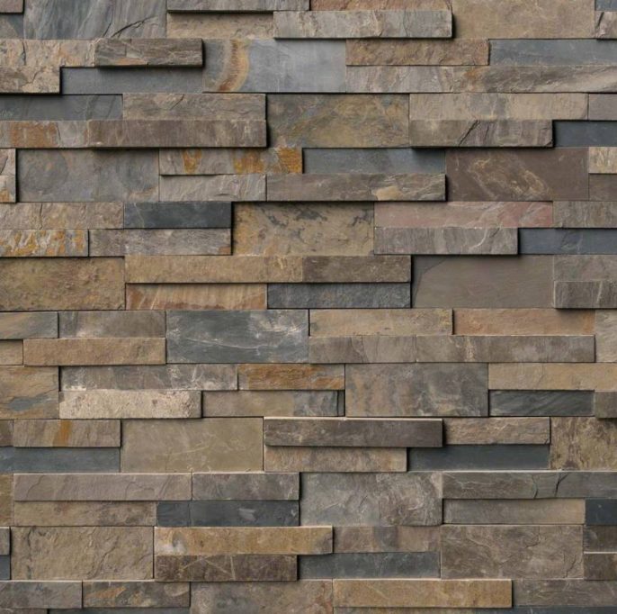 MSI Stone Natural Stone Veneer Rockmount Rustic Gold Stacked Stone