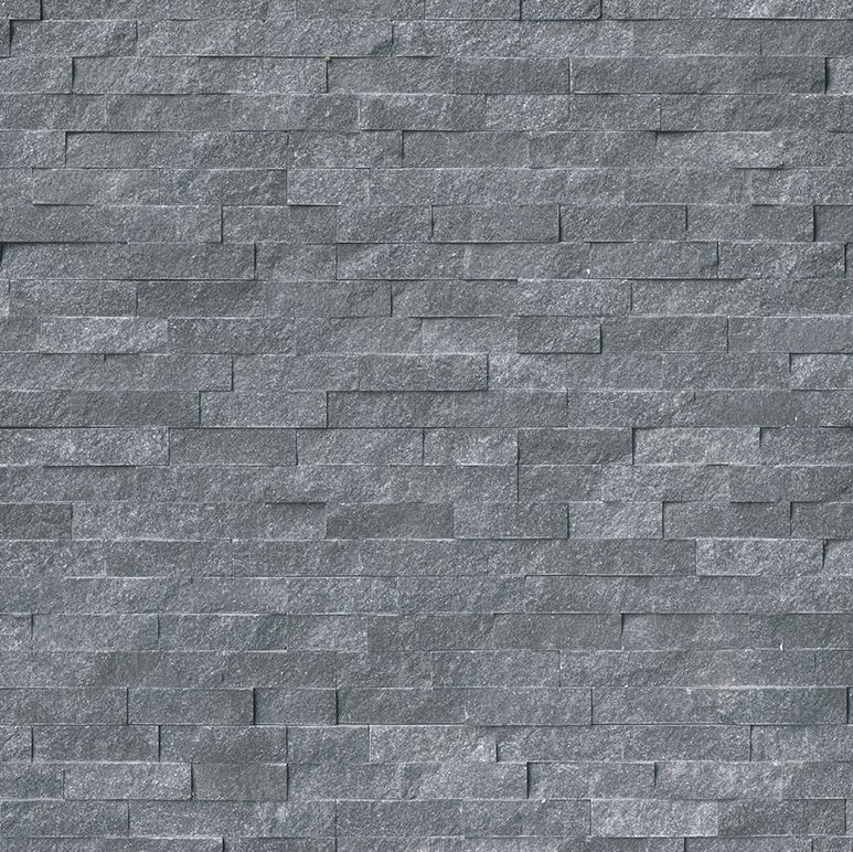 MSI Stone Natural Stone Veneer Rockmount Cosmic Black Stacked Stone