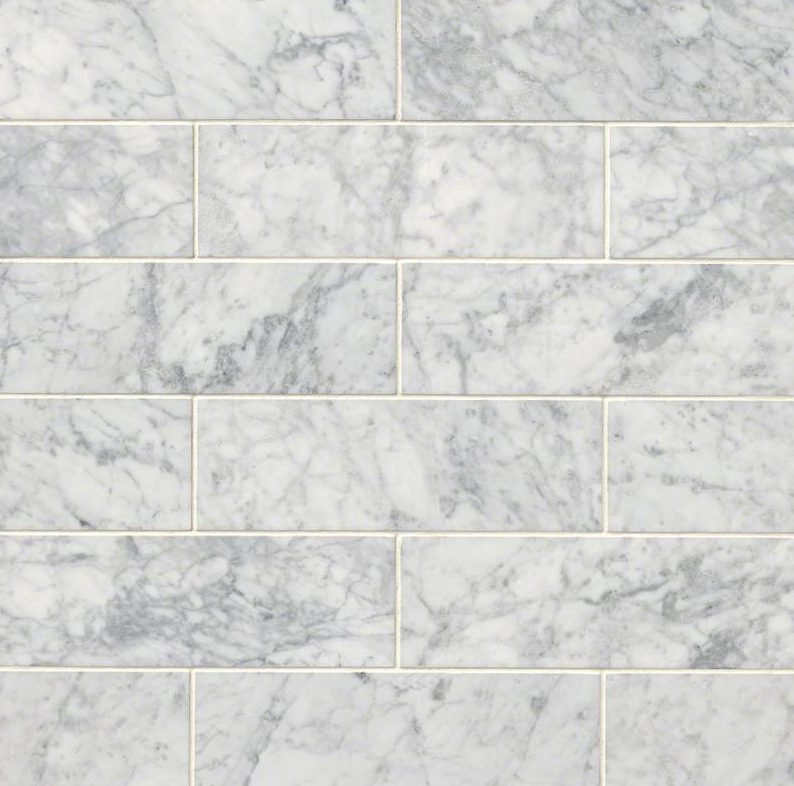 MSI Stone Carrara White Subway Tile Polished