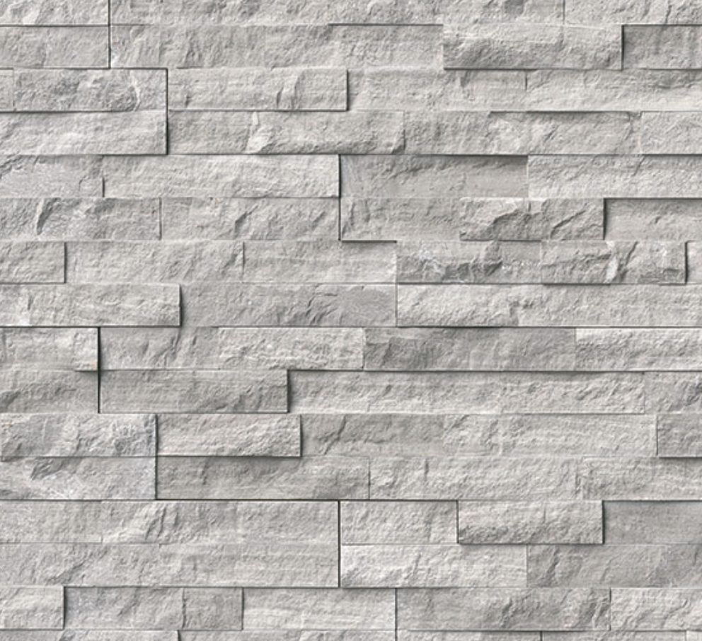 MSI Stone Natural Stone Veneer Rockmount Gray Oak Splitface Stacked Stone