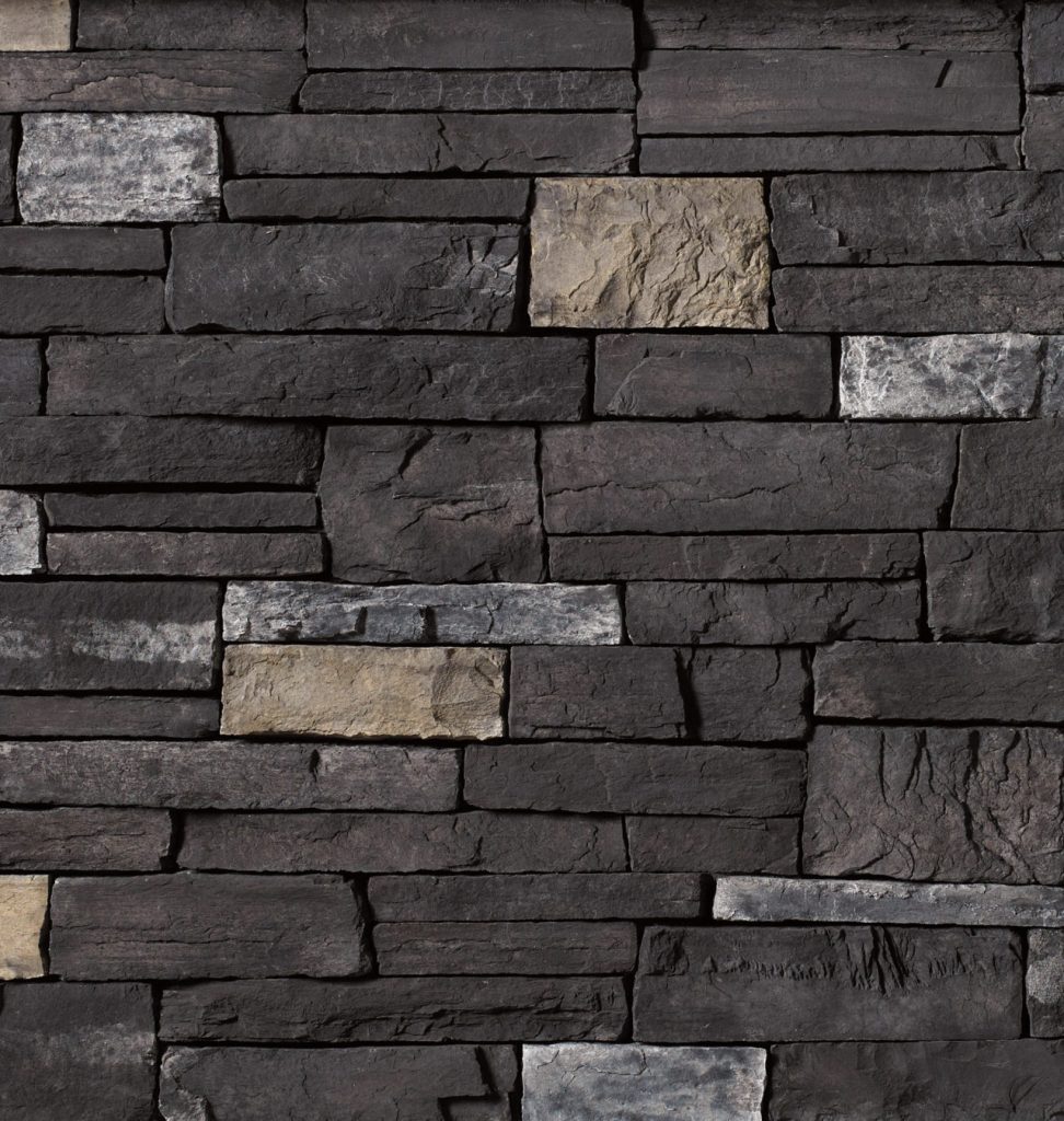 Cultured Stone Manufactured Stone Veneer Country Ledgestone Black Rundle