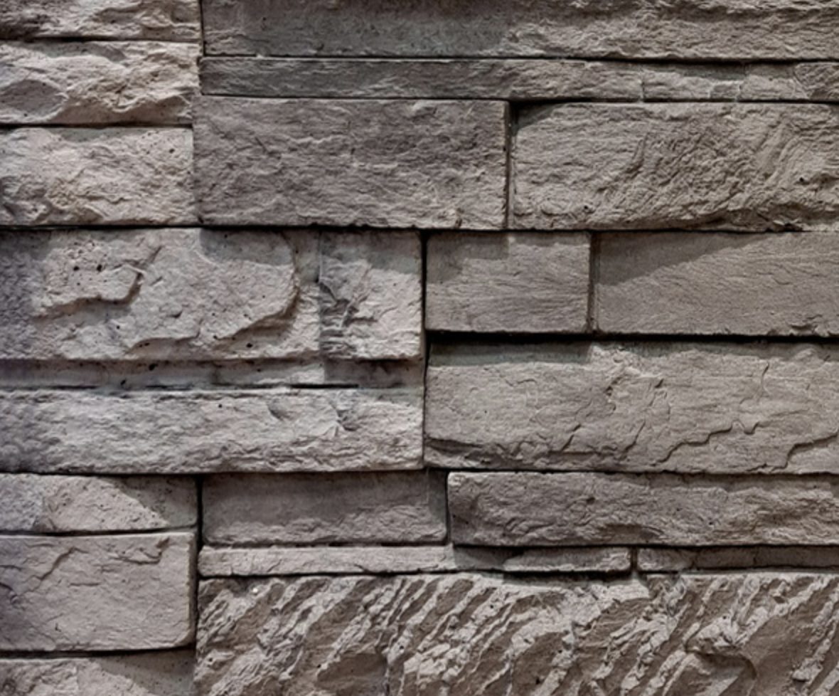Canyon Stone Canada Stone Selex Manufactured Stone Veneer Quick Fit 400 Fraser Grey 417