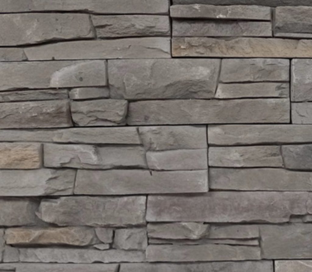 Canyon Stone Canada Stone Selex Manufactured Stone Veneer Arcadia Ledge Slate Grey