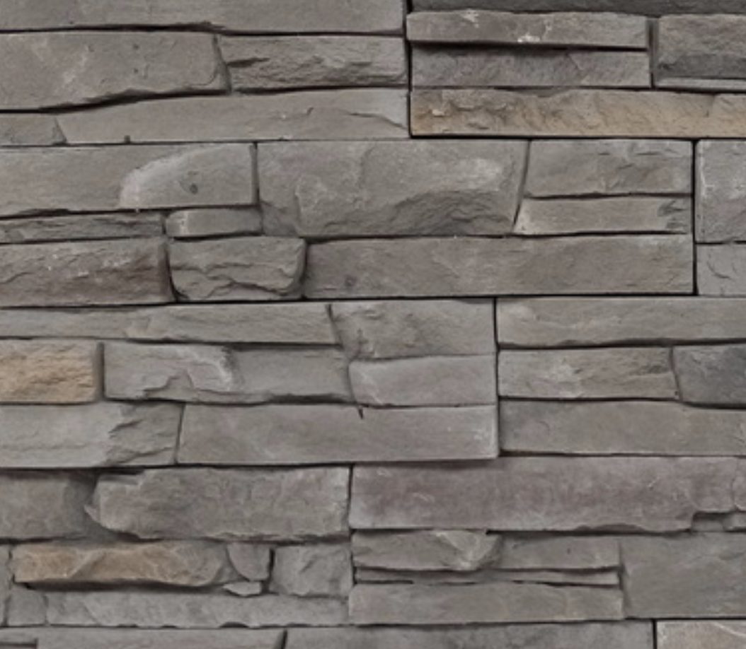Canyon Stone Canada Stone Selex Manufactured Stone Veneer Arcadia Ledge Slate Grey