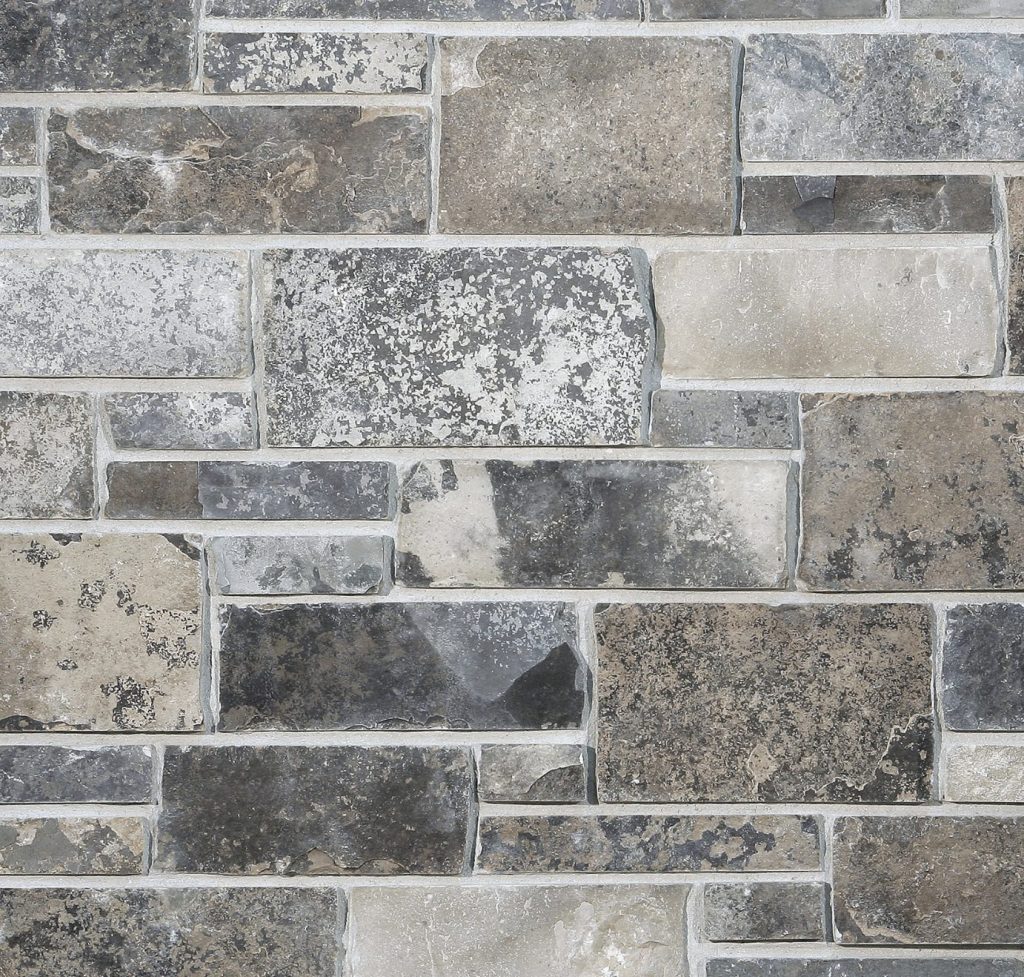 Fond Du Lac Natural Stone Veneer Dimensional Collection Graphite Dimensional