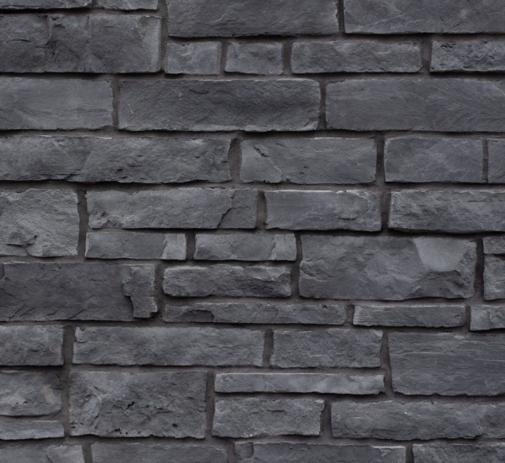 Prestige Stone Manufactured Stone Veneer Old County Ledge Black Onyx