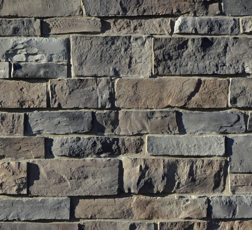 Prestige Stone Manufactured Stone Veneer Old County Ledge Charcoal