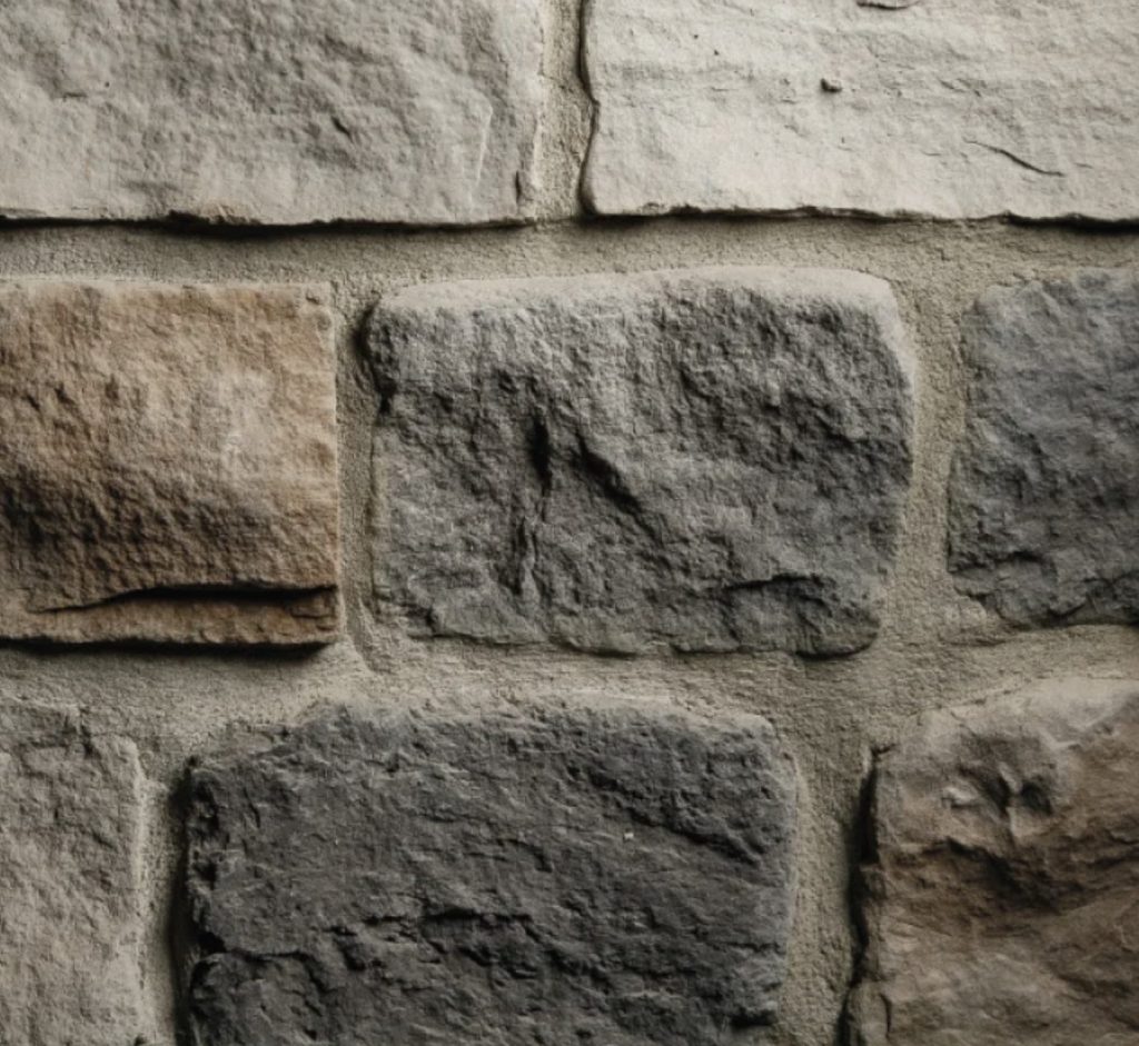 Manufactured Stone Veneer StoneRox Cobble Stone Black Forest