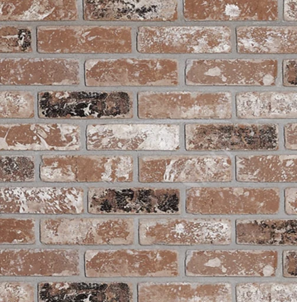 StoneRox Manufactured Stone Veneer Thin Clay Brick Veneer Sacramento Rustic
