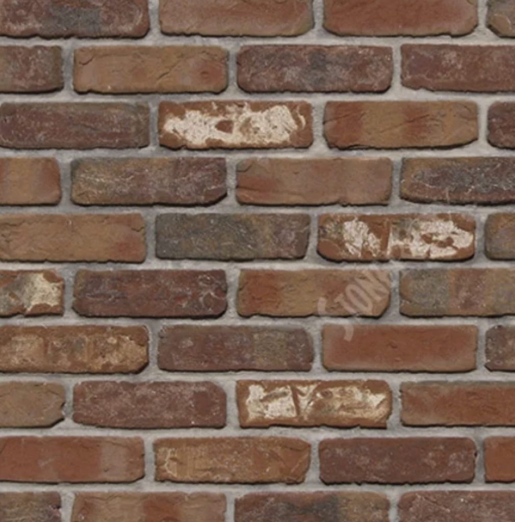 StoneRox Manufactured Stone Veneer Thin Clay Brick Veneer Stratford