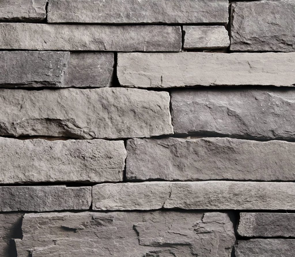 StoneRox Royal Stones Manufactured Stone Veneer Ledge Stone Ash