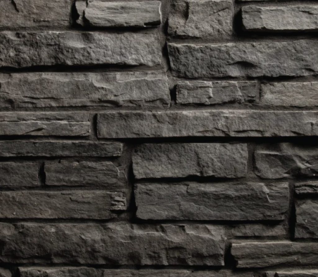 StoneRox Royal Stones Manufactured Stone Veneer Ledge Stone Graphite