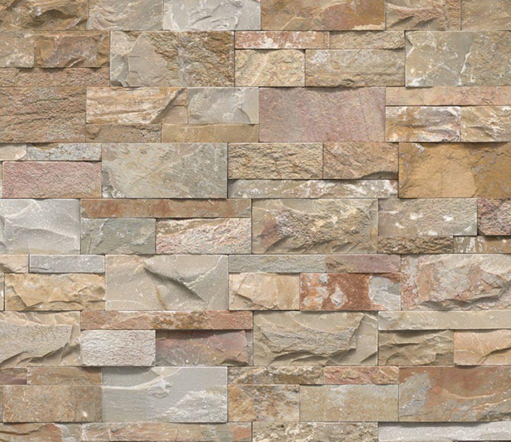 MSI Stone Natural Stone Veneer XL Rockmount XL Golden White Stacked Stone