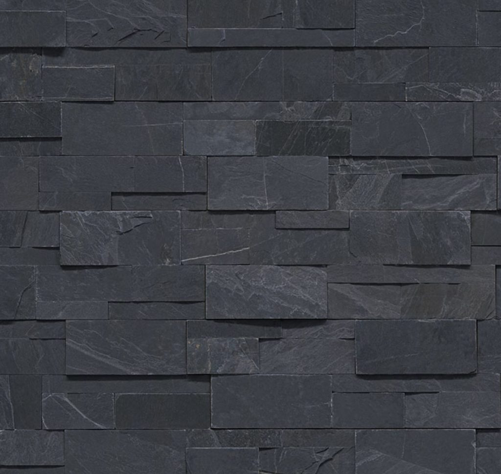 MSI Stone Natural Stone Veneer XL Rockmount XL Premium Black Stacked Stone
