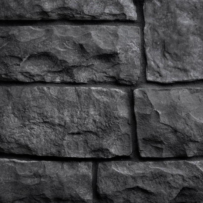 Stonepark Inc Manufactured Stone Veneer Euro Limestone Midnight Darkness