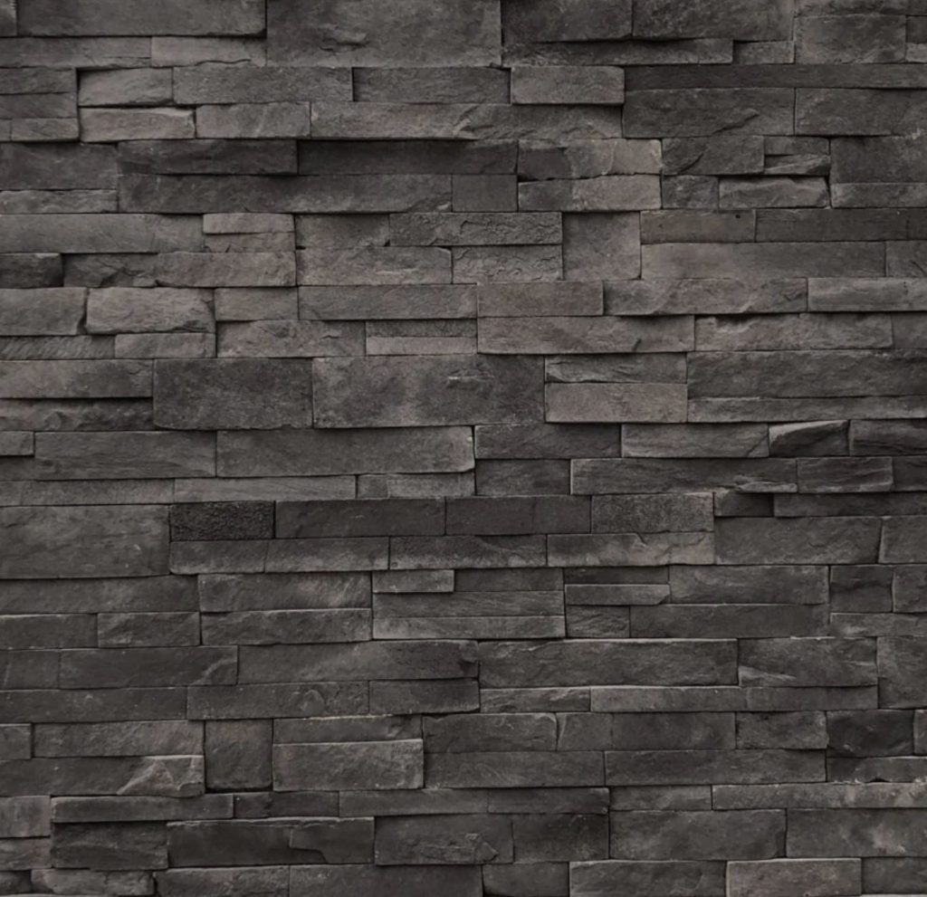 Canyon Stone Canada Stone Selex Manufactured Stone Veneer Stack Ledgestone Ebony