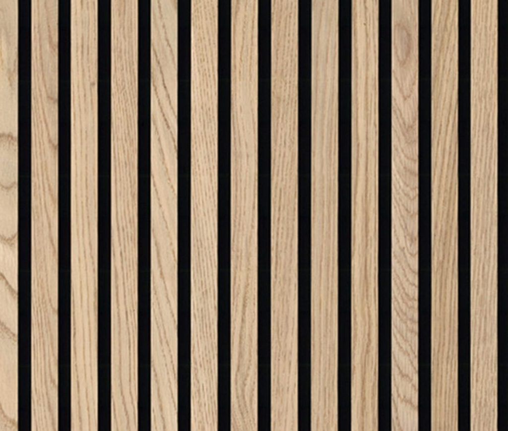 MSI Acoustic Flute Wood Slat Panels Natural