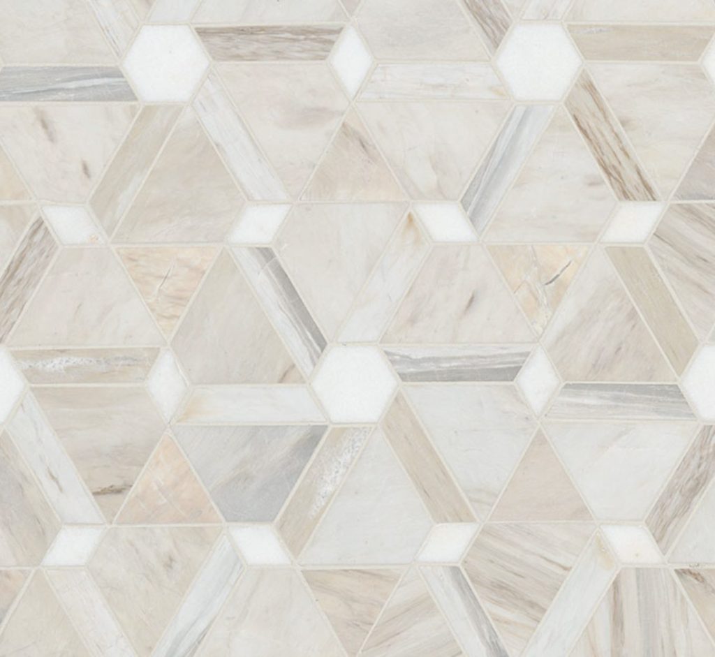 MSI Backsplash Angora Floralis Polished