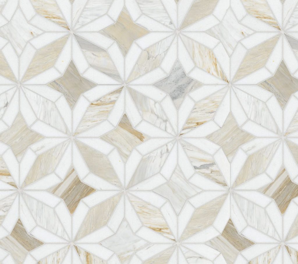 MSI Backsplash Athena Gold Estrella Polished