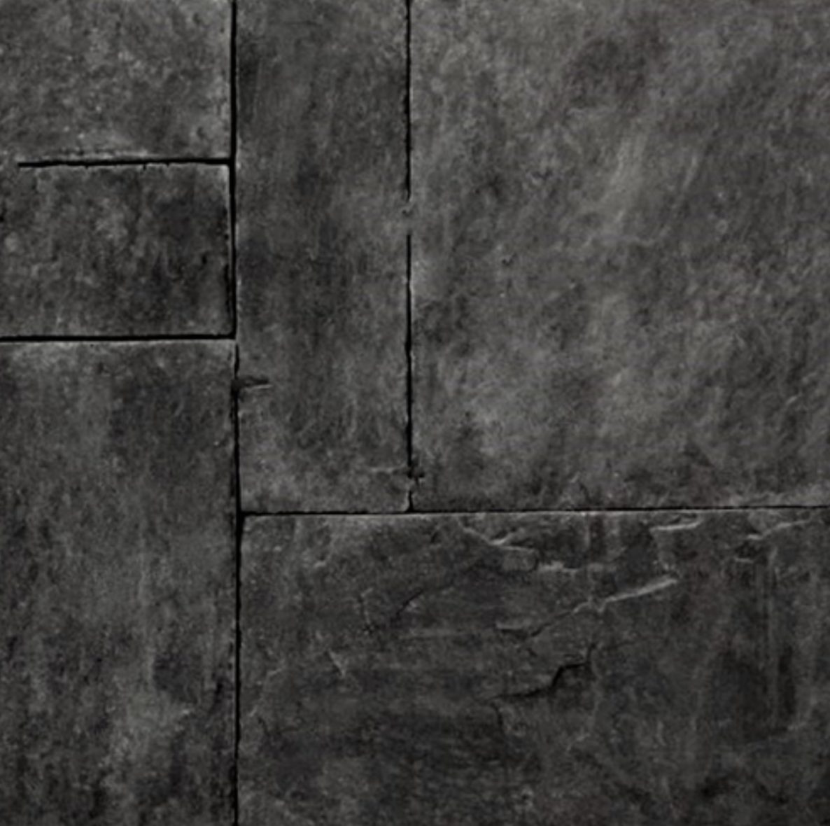 Stonepark Inc Manufactured Stone Veneer Euro Castle Midnight Darkness