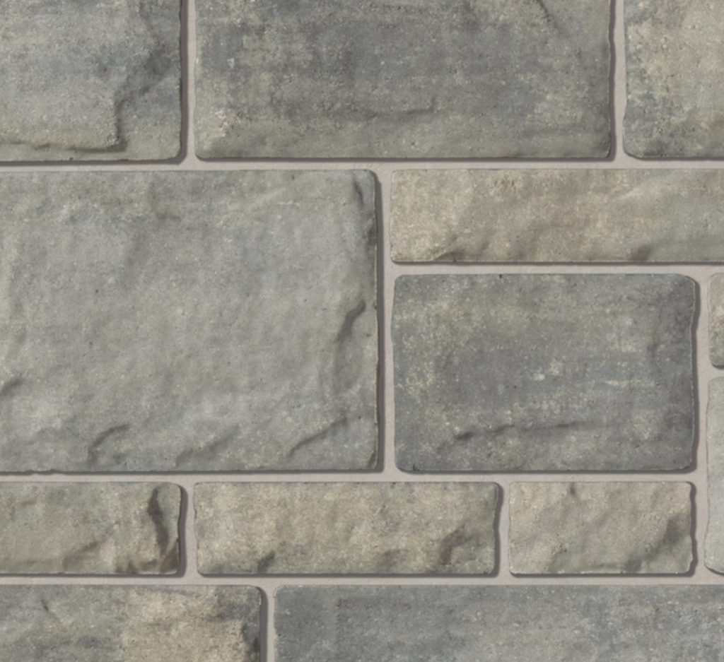 Brampton Brick Full Bed Stone Artiste 2 Marble Gray