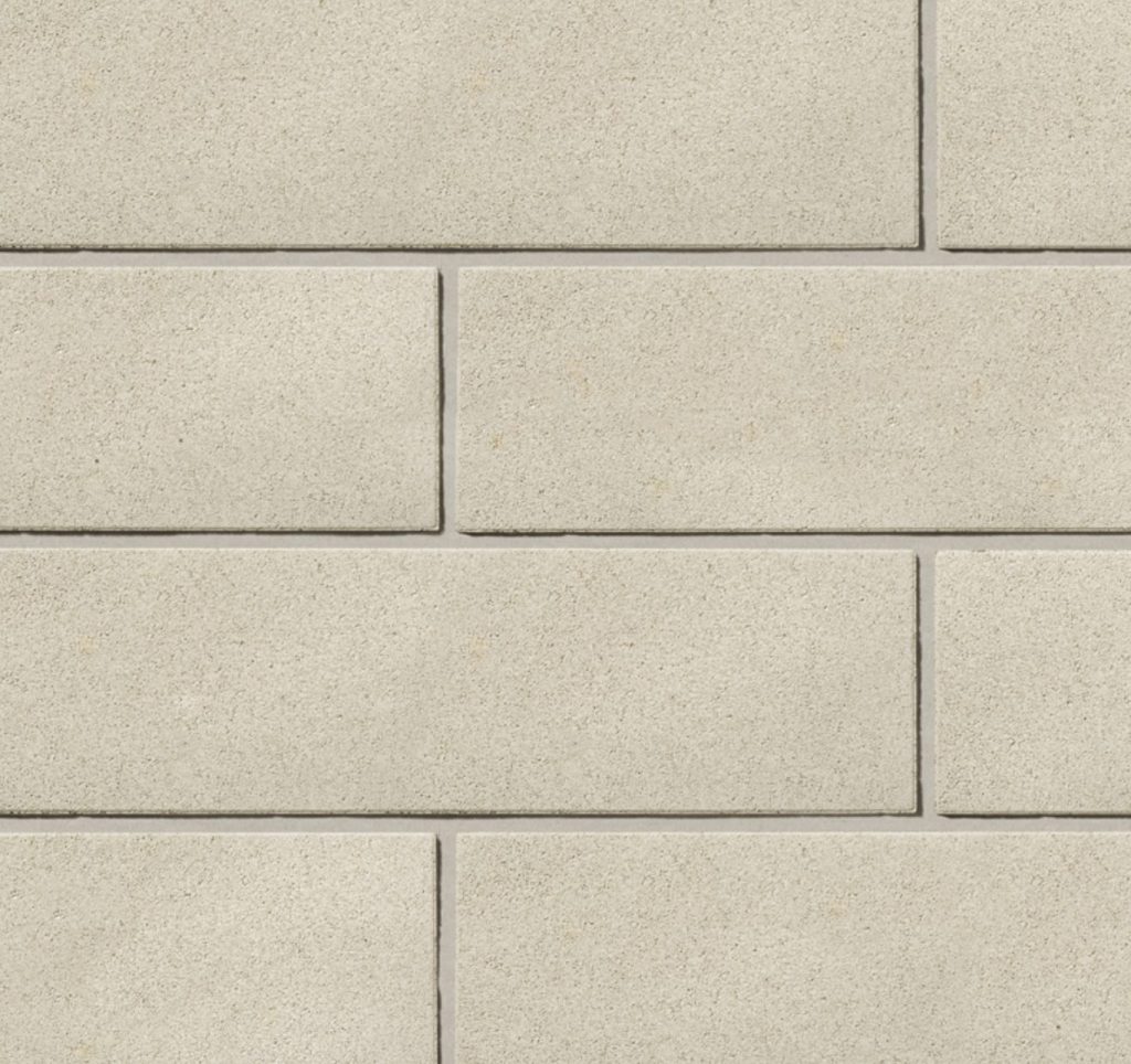 Brampton Brick Full Bed Stone Bonneville Polar White