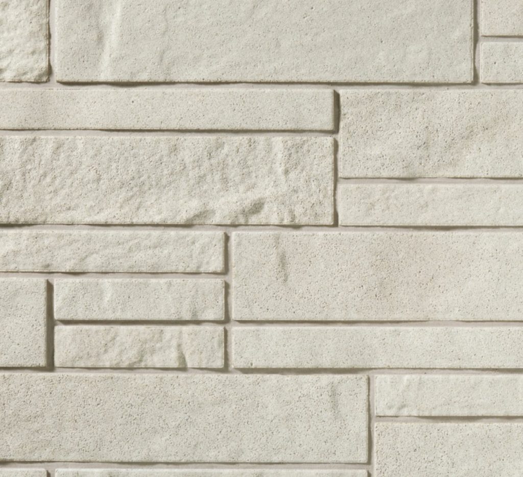 Brampton Brick Full Bed Stone Granada Polar White