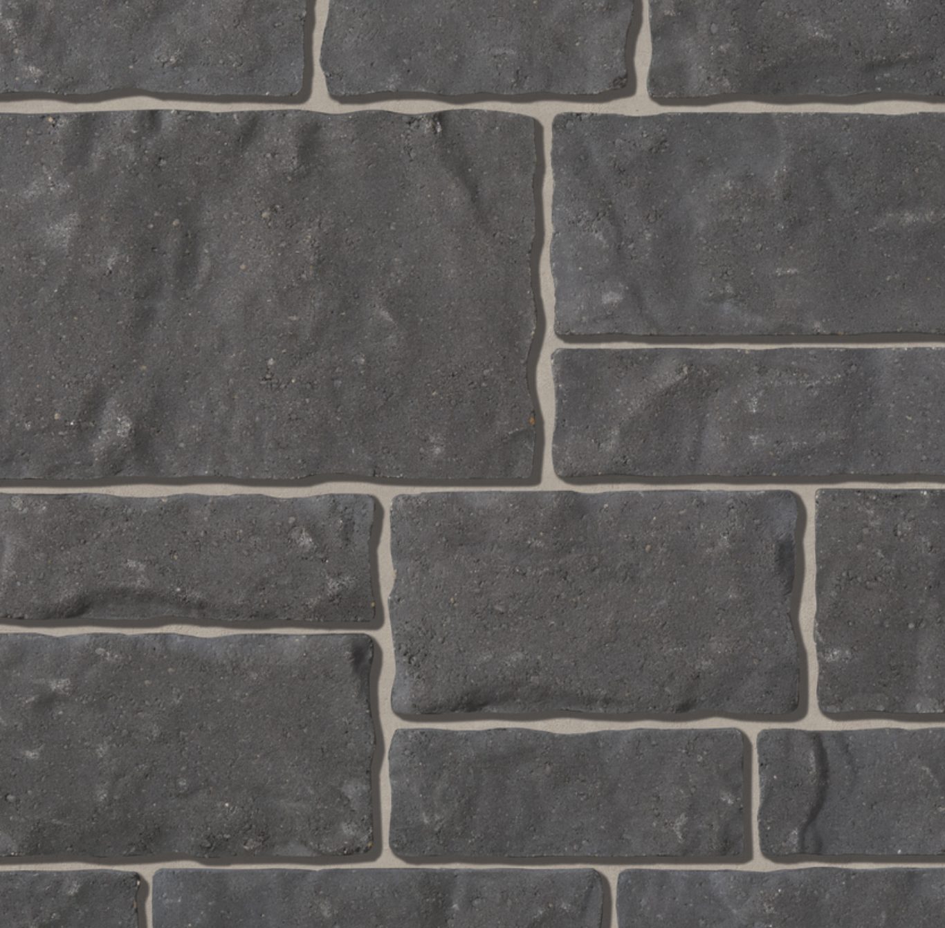 Brampton Brick Full Bed Stone Vivace Charcoal Brampton Brick Full Bed Stone Vivace Charcoal