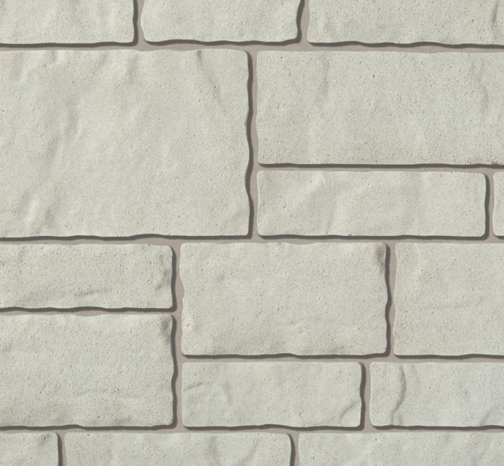 Brampton Brick Full Bed Stone Vivace Polar White