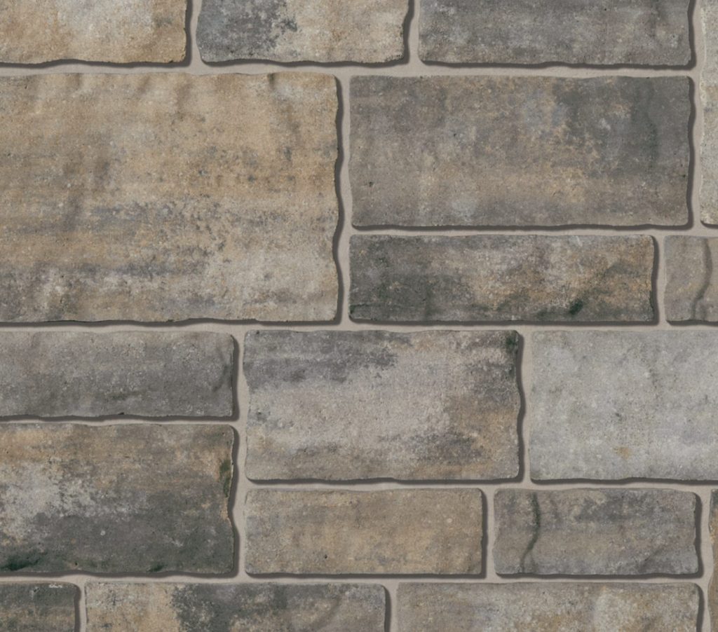 Brampton Brick Full Bed Stone Vivace Tweed