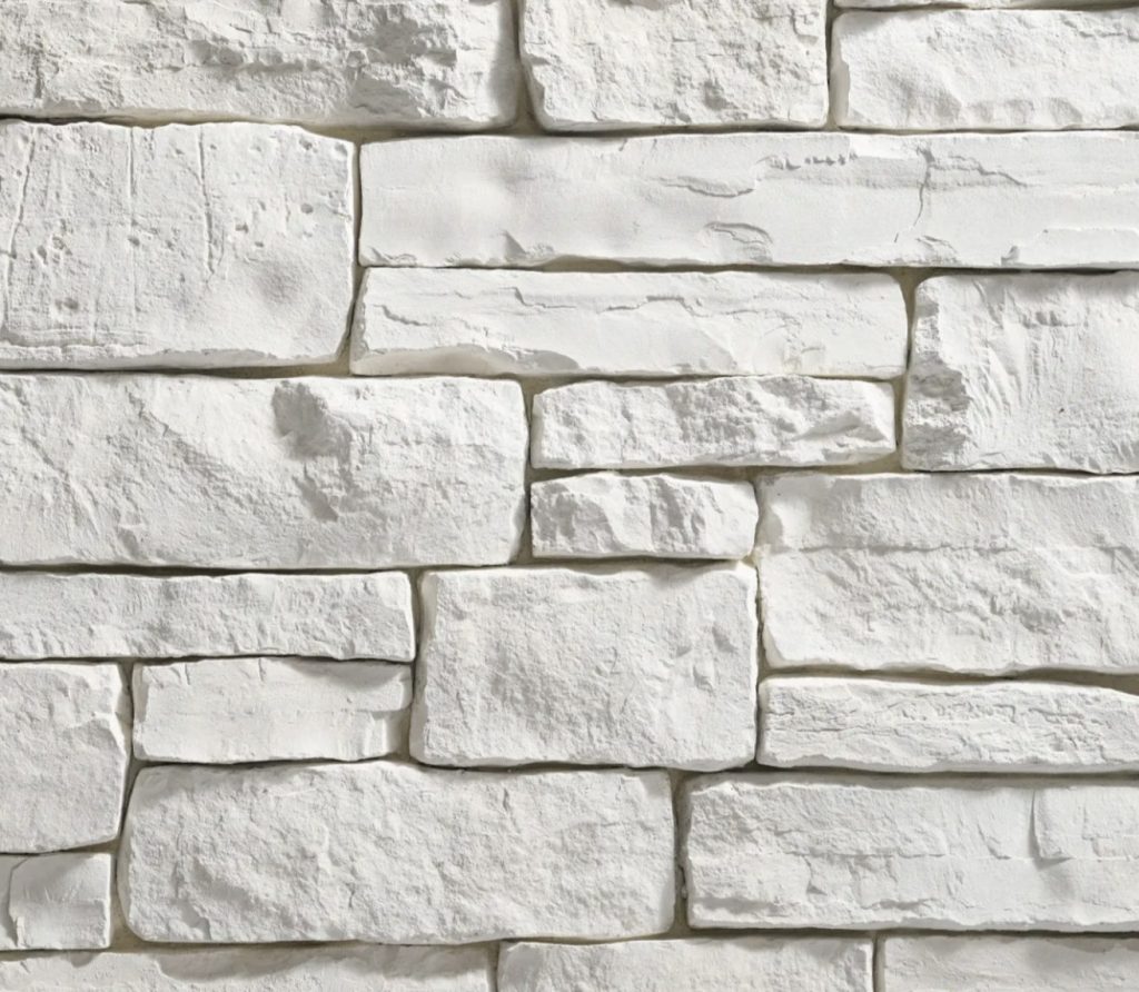 Manufactured Stone Veneer Dutch Quality Stone Weather Ledge Series Snowpack