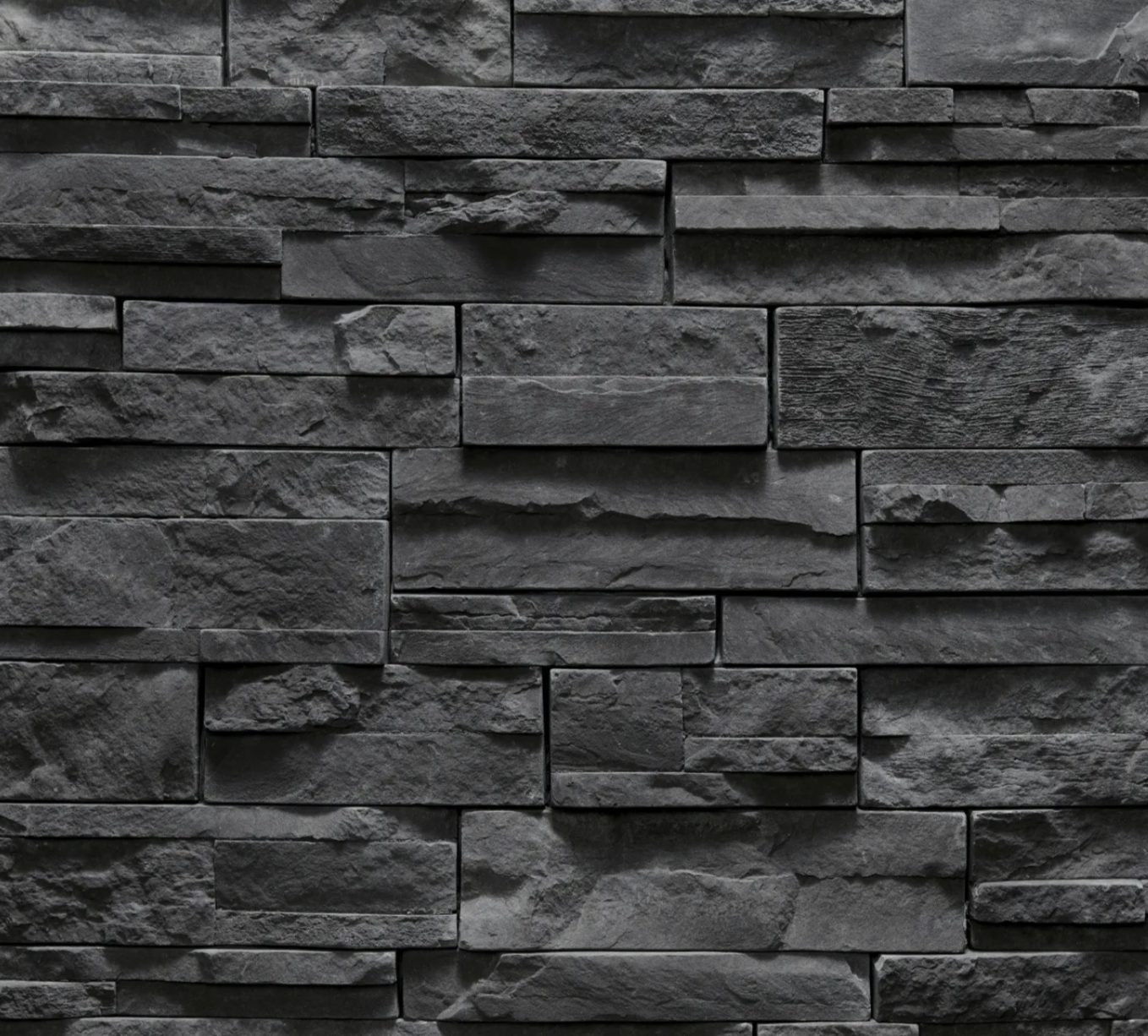 Manufactured Stone Veneer Dutch Quality Stone Dry Stack Stone Series Coal Crest
