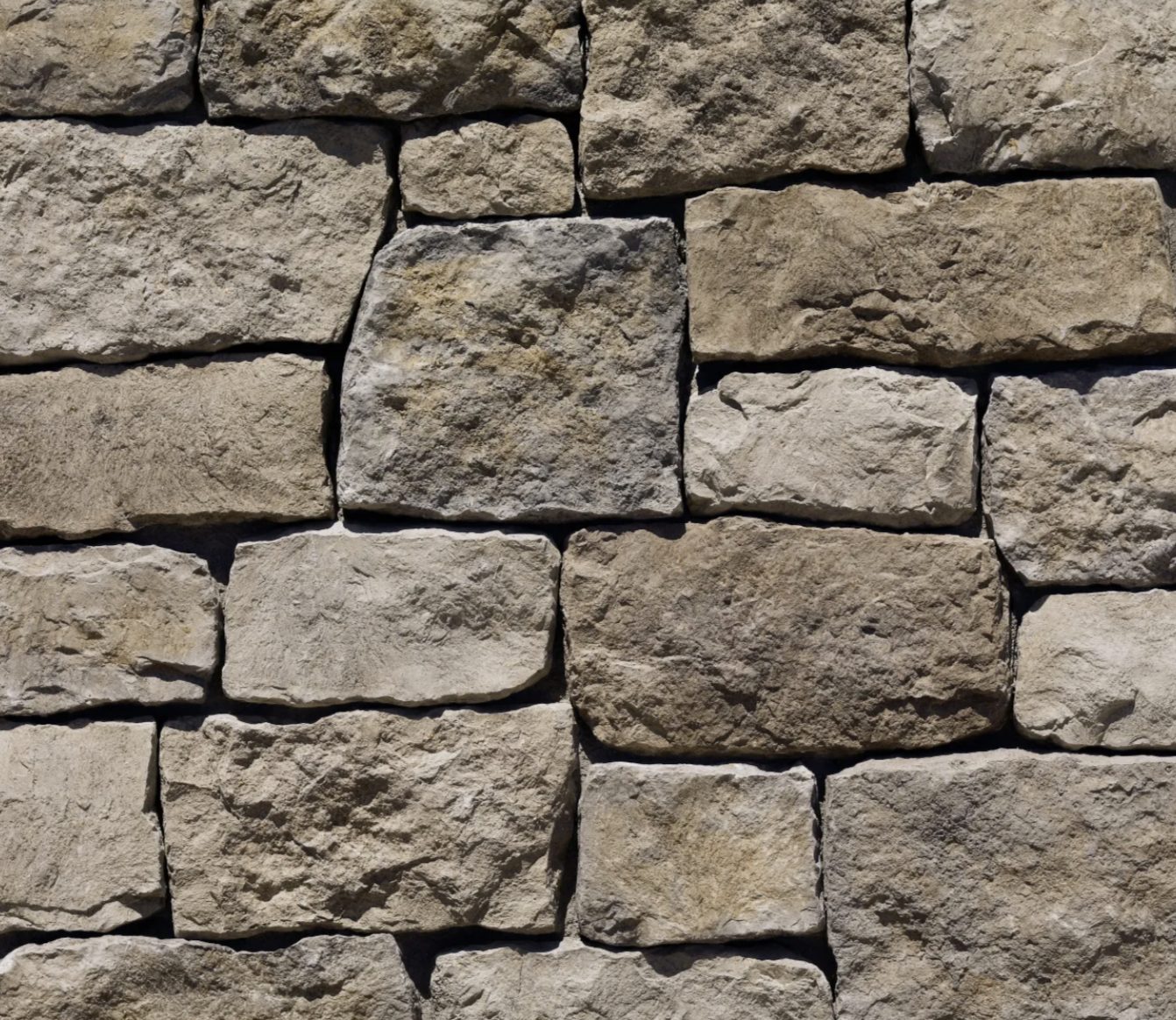 Manufactured Stone Veneer Eldorado Stone RoughCut Moonlight Manufactured Stone Veneer Eldorado Stone RoughCut Moonlight