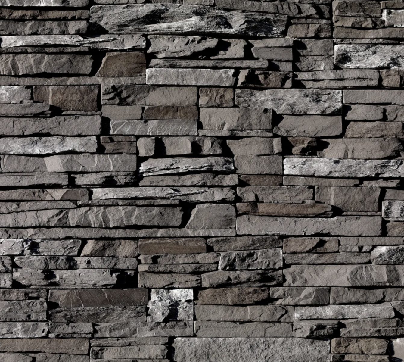 Manufactured Stone Veneer Eldorado Stone Stacked Stone Dark Rundle
